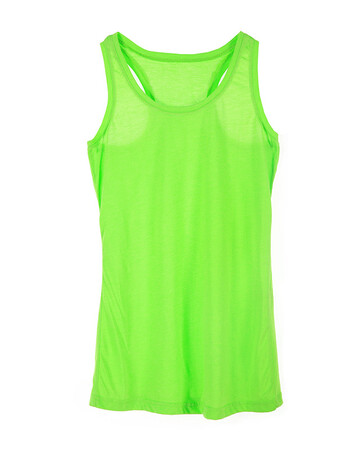 emu依妙 春夏上新女浪漫性感修身内衣多色内搭式吊带工字背心 40绿色