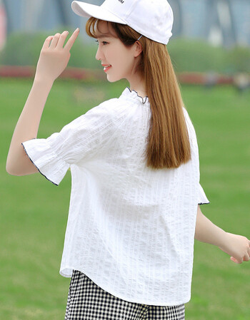 初中生女夏装高中学生t血衫上衣2018新款短袖韩版宽松少女衣服t恤