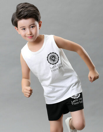 【京东好店】【闪电发货】童装男童套装夏装儿童运动套装2018新款男孩