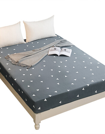 席梦思弹簧床垫外套6面全包全可拆洗床套床罩保护套床笠 银色 常规