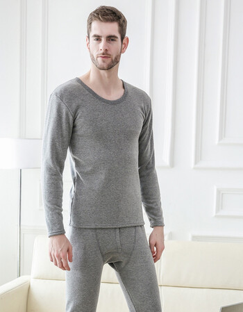 京东㊣ 爆〕 新品 〔京东㊣ 爆〕 秋季保暖内衣男士加绒加厚套装