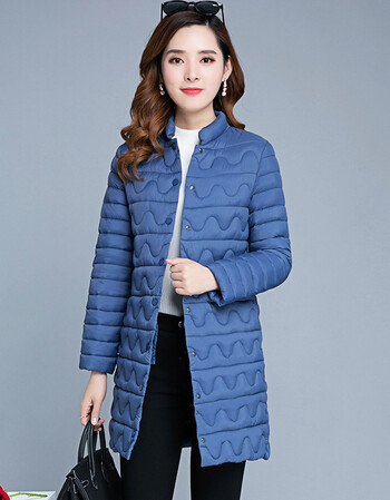 京东品质保障 冬季轻薄羽绒服女士薄款中长款2018新款压缩轻便簿超薄