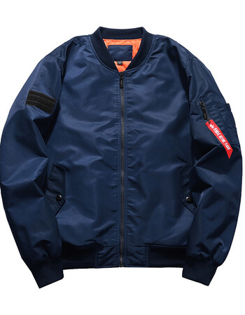 飞行服美码美国空版夹克标准欧码空军外套官方旗舰店以蓝纯色 深蓝色