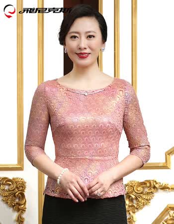 女装 连衣裙 飞尼克斯 飞尼克斯新款夏高贵婚礼妈妈装 大码参加婚礼