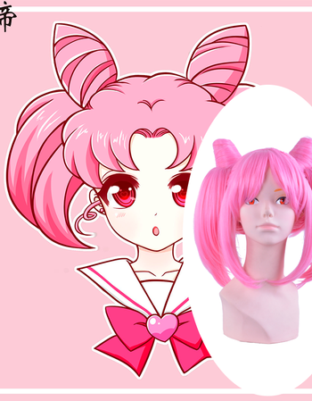 动漫柠檬黄假发短款美少女战士小小兔假发高温丝可爱假发