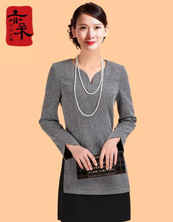 
                                        亦朵2017春季新款长袖连衣裙女修身显瘦OL气质连衣裙 银灰色 XL                