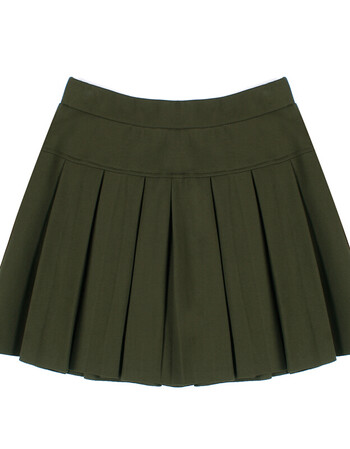 水兵舞服装女短款军装夹克小外套军绿色列宁服上衣西装 军绿色百褶裙