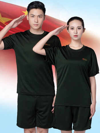 意设际华体能服新式夏款训练服短夏季16新式绿体能服速干套装16084女