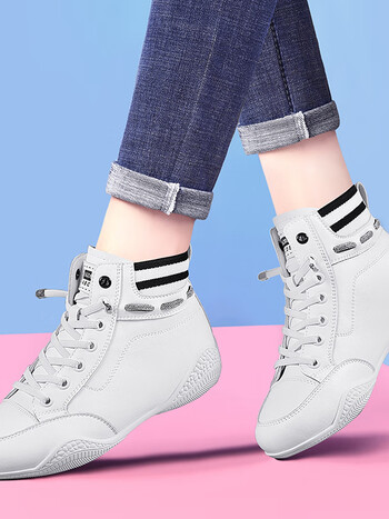 中年妈妈鞋春季女鞋软底跑步女士运动鞋 58376白色单里 35【图片 价格