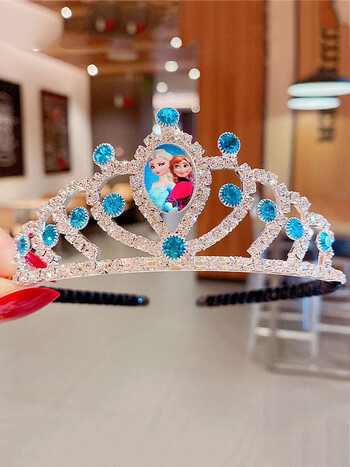 儿童发箍冰雪奇缘公主发卡艾莎头饰女童爱莎配饰发饰 艾莎公主皇冠