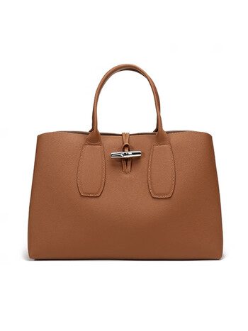 珑骧(longchamp)  女士roseau系列牛皮大号手提包 10059 hpn 016 自然