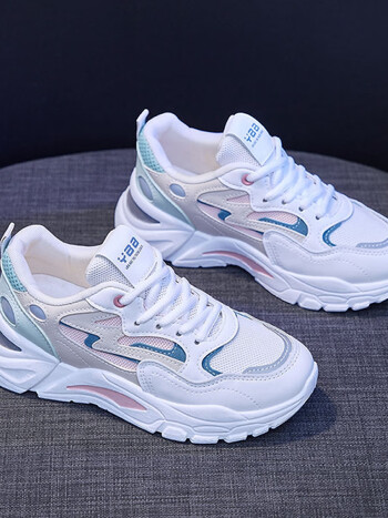 meng te wei ge卡迪高官方老爹鞋女潮夏季网鞋透气百搭休闲小白运动