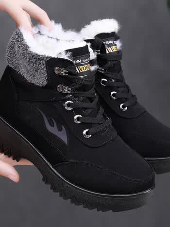 唐宋福tangsongfu老北京布鞋女棉鞋中老年冬季东北羊毛雪地靴女加绒