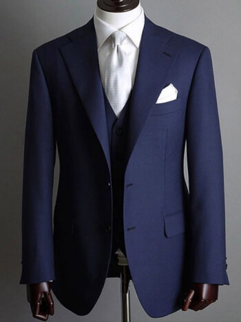 (全国上门量体)登霸虎 精纺羊毛西装定制男量身定做高端结婚西服套装