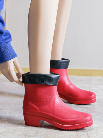 红色【带加绒鞋套可拆拍大1码】 40