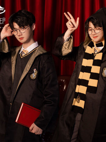 波特格兰芬多表演校服周边魔法袍斗篷赫奇帕奇魔法袍领带围巾衬衫s