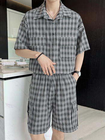 衣服男装潮流春夏天韩版宽松学生男士青少年半袖黑色男式潮人个性帅气