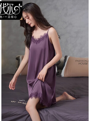 莫代尔吊带睡裙女款夏季冰丝性感背心睡衣薄款仿真丝绸家居服连衣裙