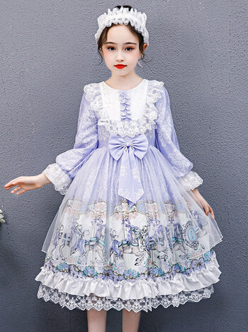 关注店铺联系客服豪鸣仕童装旗舰店豪鸣仕女童洛丽塔裙子萝莉裙新年