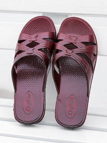 老太太拖鞋老年人女式室内拖鞋塑料妈妈凉拖鞋女居家外穿平底防滑中