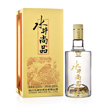 【京東商城】 【3件8折】水井坊 52度 水井尚品禮盒裝500ml(單瓶裝)