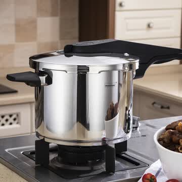 【京东商城】 momscook 不锈钢压力锅 高压锅 22cm 家用燃气电磁炉