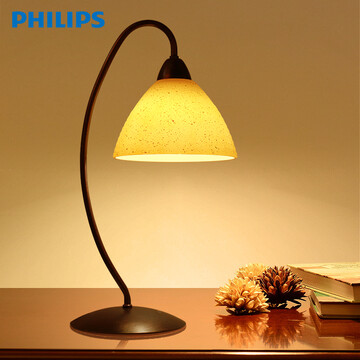 【京东商城】 飞利浦柏蕴桌灯卧室台灯床头灯欧式 柏蕴桌灯 带1个螺旋