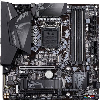 技嘉（GIGABYTE）Z490M GAMING X 主板 支持 CPU 10900K/10700K（Intel Z490/LGA 1200）