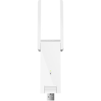 MERCURY/水星 免驱双频5G无线USB网卡 笔记本台式机电脑千兆随身WiFi网络信号接收发射器 白色-UD13HM(免驱版) 免驱版-(自动安装驱动)