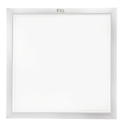 佛山照明（FSL）LED吸顶灯集成吊顶铝扣板厨卫灯300*300白光12W银色 