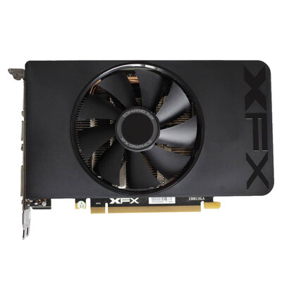 讯景(xfx) r7 360 2g 黑狼版 单风扇 台式机电脑主机游戏显卡