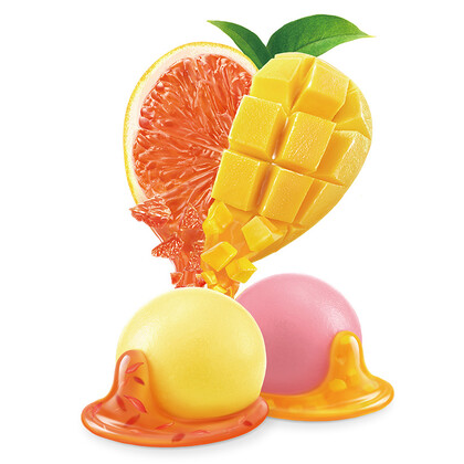 三全 果然爱水果汤圆 西柚&芒果双拼 320g (16只)