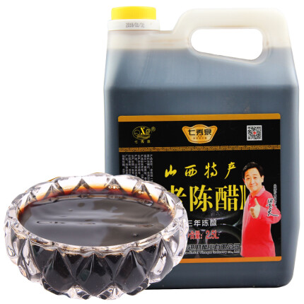 七秀泉 山西特产 老陈醋桶装三年陈酿 2.5L 手工酿造调味品