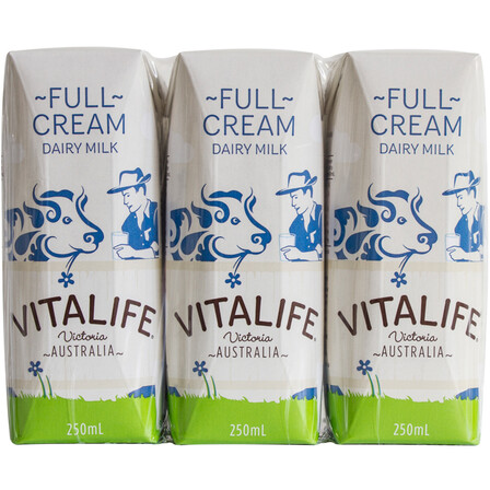 移动端:澳洲进口牛奶 vitalife全脂uht牛奶/箱 (250ml x24)