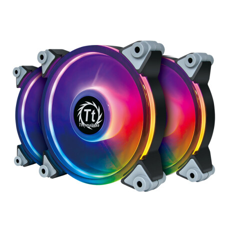 Thermaltake Tt Cl F105 Pl12sw A Tt Thermaltake 飓风12 Led Rgb 机箱风扇 12cm风扇 3 主板灯光同步 防震安装 6pin专用 透光电镀工艺 行情报价价格评测 京东