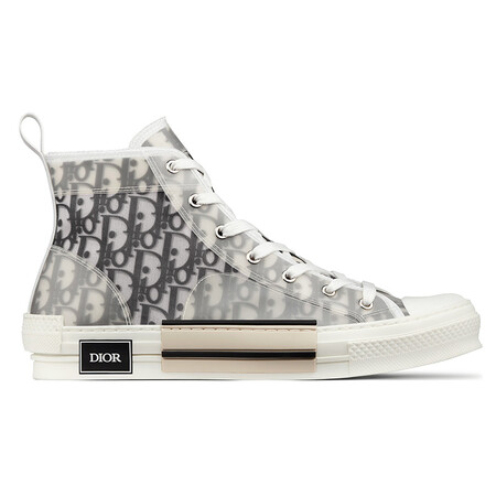 【林俊杰同款】dior "b23"oblique 科技面料高帮 白黑