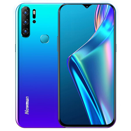 纽曼newmanp308智能手机极光蓝6gb64gb