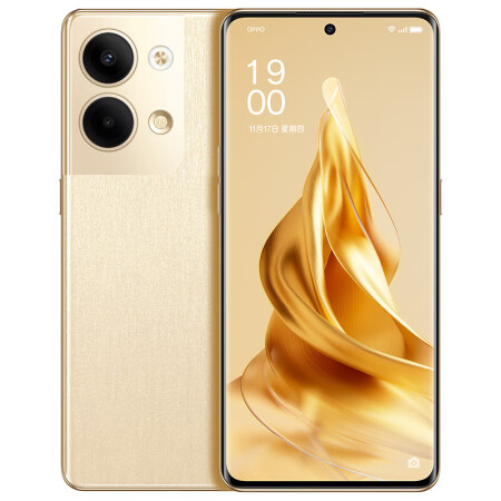 OPPO Reno9 5G智能手机 12GB+256GB/6400万水光人像镜头/120Hz OLED超清曲面屏/4500mAh大电池/7.19mm轻薄/明日金