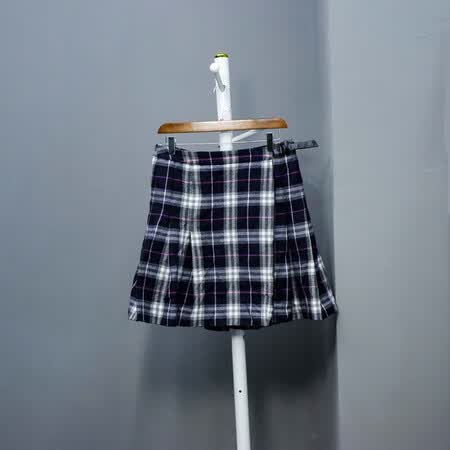 【二手95新】burberry巴宝莉博百利格子女士女款百褶裙女装
