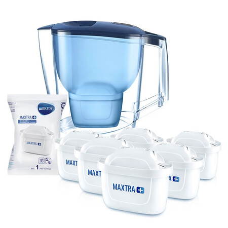 碧然德(BRITA) 滤水壶Aluna蓝色3.5L 1壶7芯...