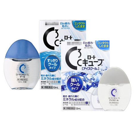 日本进口乐敦（ROHTO）眼药水小粉花 隐形I眼镜清凉滴眼液...
