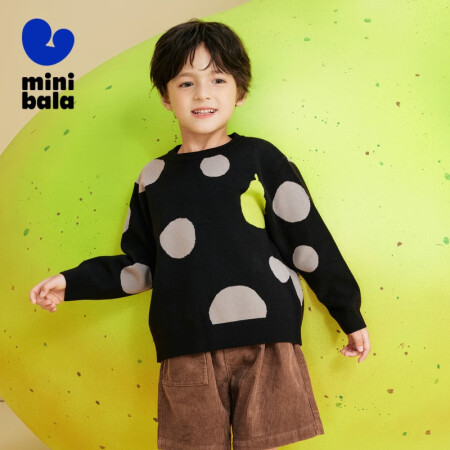 迷你巴拉【mini亲子】男童女童毛衫宝宝保暖舒适亲子装毛衣 ...