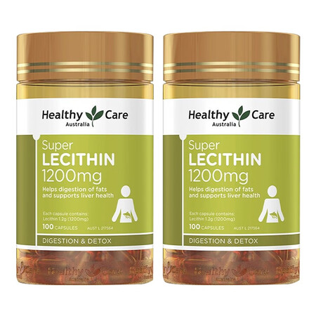 Healthy Care大豆卵磷脂软胶囊HC成人磷脂1200...