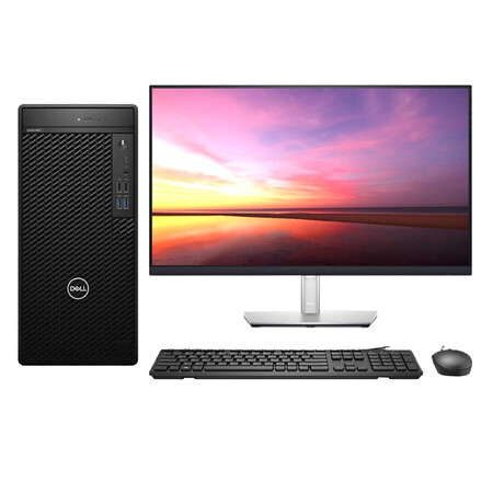 戴尔delloptiplex7090mt商用办公设计台式电脑主机4kp2721q显示器i7