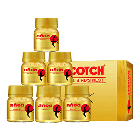 【极速送达】SCOTCH 泰国原装进口皇家冰糖即食燕窝42c...