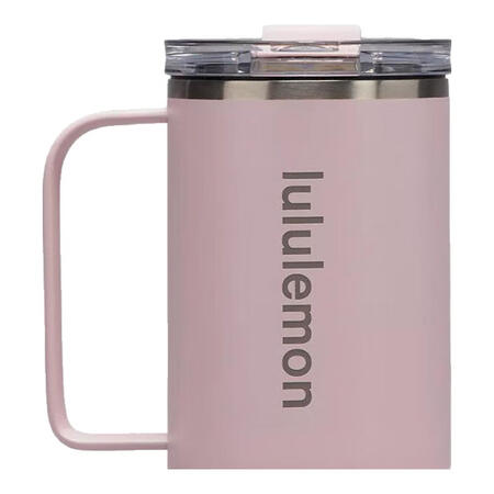 lululemon保温马克杯  运动健身跑步保温水杯 手拿时...
