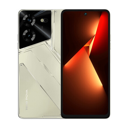 传音tecnopova5pova5pro5g手机原生安卓版海外版pova5金色128gb