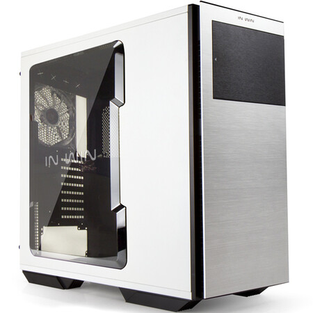 迎广(in win)707白色电脑机箱(支持eatx主板/8个硬盘位/侧透/水冷