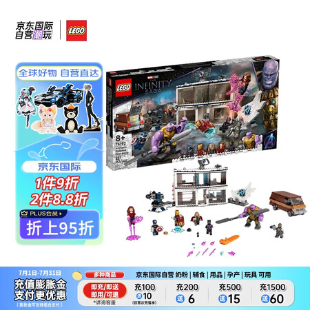 乐高（LEGO）积木玩具 超级英雄漫威系列 76192复仇者...