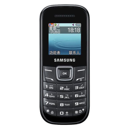 三星 1200r 直板按键经典耐用超长待机工厂部队学生备用老人手机 黑色